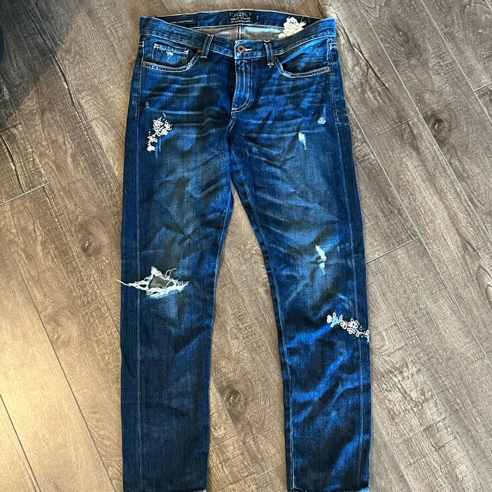 Lucky Brand Jeans - Floral boyfriend jeans
